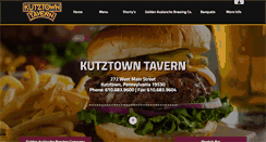 Desktop Screenshot of kutztowntavern.com